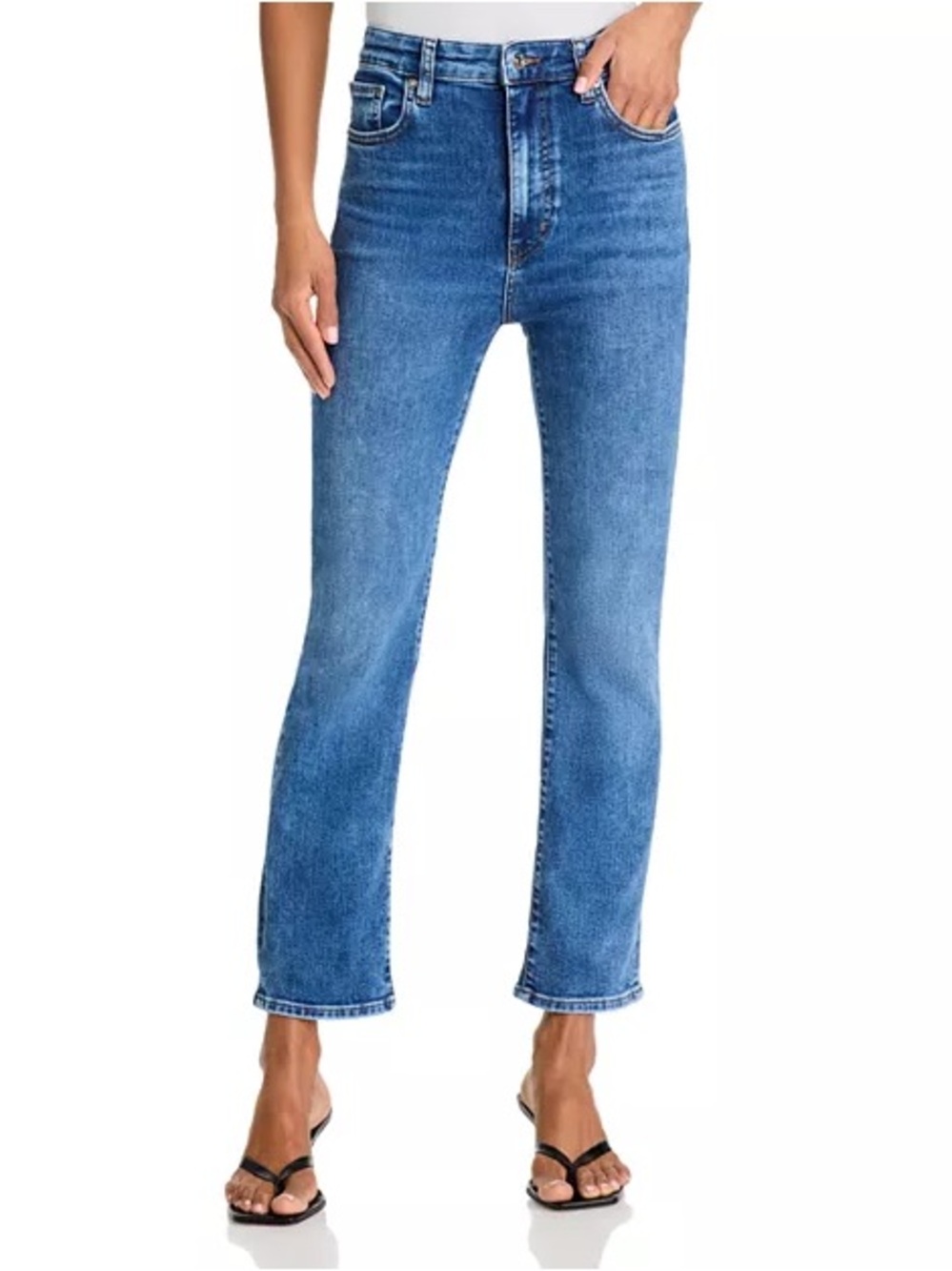 FRAME Denim Pencil Crop Jeans Size 26 Women's Cropped Straight Leg Denim
